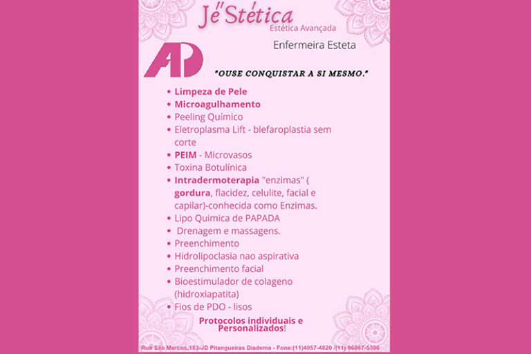 DIVULGAÇÃO - ESTÉTICA - JÉSSICA