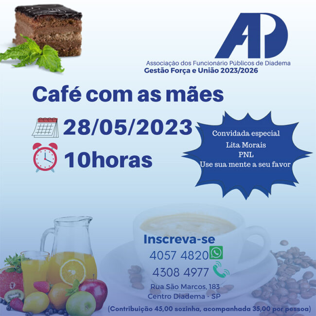 café com as mães